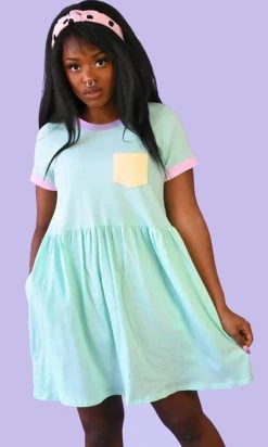 MY VIOLET Cadoodle [Mint] | T-SHIRT DRESS -Restyle Sales Shop my violet cadoodle mint t shirt dress 2 748adb84 92f2 4f83 8572 62be00052ee6 700x700