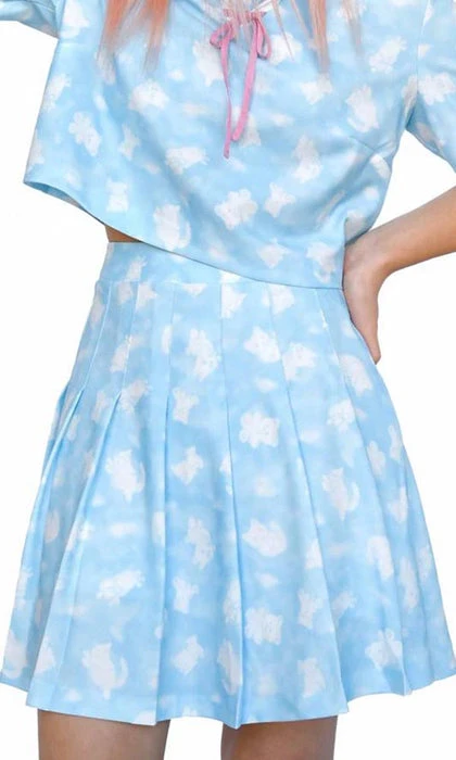 MY VIOLET Cloudy Day | PLEATED SKIRT` 3 MY VIOLET Cloudy Day | PLEATED SKIRT`