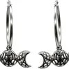 MYSTICUM LUNA Aranea Moon | HOOP EARRINGS -Restyle Sales Shop mysticum luna aranea moon hoop earrings 1 700x700