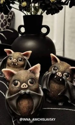 NEMESIS NOW Three Wise Bats | FIGURINE