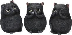 NEMESIS NOW Three Wise Fat Cats | FIGURINE SET -Restyle Sales Shop nemesis now three wise fat cats 3 063a061a bd92 4ea0 8894 3df4ef284695 700x700