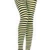 MUSIC LEGS Striped [Black/Neon Green] | TIGHTS