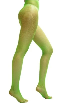 PAMELA MANN Fishnet [Neon Green] | TIGHTS