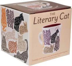 PHILOSOPHERS GUILD Literary Cat | MUG -Restyle Sales Shop philosophers guild literary cat mug 4 6ce96f30 18d2 4a3e bc80 76a209625418 700x700
