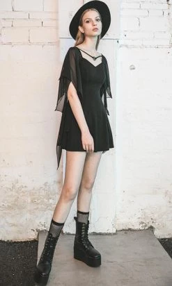 PUNK RAVE Bat Babe | DRESS -Restyle Sales Shop punk rave darkling bat wing dress 3 29dc619b 7a5a 4fd5 ad01 27dc38df4fb3 700x700
