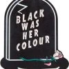 PUNKY PINS Black Was Her Colour Epitaph | ENAMEL PIN -Restyle Sales Shop punky pins black was her colour epitaph enamel pin 1 1 bfcdf514 5adb 4c27 8626 b32d6f9a9b7f 700x700