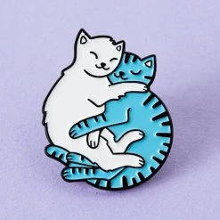 PUNKY PINS Cuddling Cats | SOFT ENAMEL PIN -Restyle Sales Shop punky pins cuddling cats soft enamel pin 3 66b237a6 c99f 4157 ad44 c941d786791b 700x700