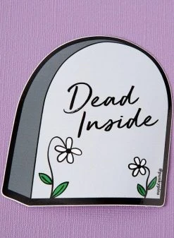 PUNKY PINS Dead Inside Tombstone | LAPTOP STICKER -Restyle Sales Shop punky pins dead inside tombstone laptop sticker 1 afa4598b c7b0 4143 a057 8650e2ee6ff0 700x700