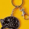 PUNKY PINS Mystical Cat | ENAMEL KEYRING -Restyle Sales Shop punky pins mystical cat enamel keyring 1 Copy a5c38a0f 47d5 4166 8c81 2698f828d488 700x700