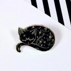 PUNKY PINS Mystical Cat | ENAMEL PIN -Restyle Sales Shop punky pins mystical cat enamel pin 700x700
