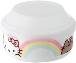 Hello Kitty & Pusheen The Cat Stacked | ROUND BENTO LUNCH BOX -Restyle Sales Shop pusheen hello kitty pusheen the cat stacked round bento lunch box 5 d053f4c5 ef55 4218 8a10 21be6997bc17 700x700