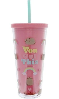Pusheen Self Care Club Beaker & Straw | TUMBLER