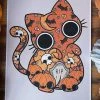 PVMPKIN ART All Hallows Cat | ART PRINT