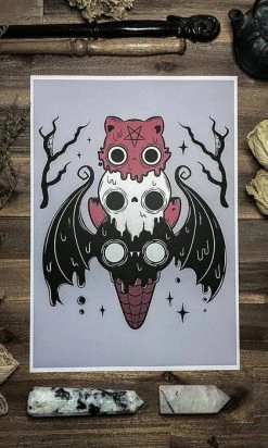 PVMPKIN ART I Scream Cone | ART PRINT