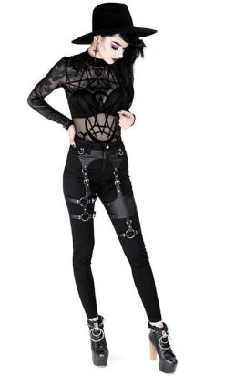RESTYLE Black Gothic Harness | JEANS -Restyle Sales Shop restyle black gothic harness jeans 4 01694821 d6be 4935 b993 86a1b6ec8012 700x700