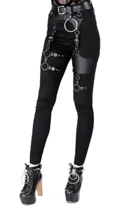 RESTYLE Black Gothic Harness | JEANS -Restyle Sales Shop restyle black gothic harness jeans 6 9b92372f 5a4f 4424 8fca 361b69287189 700x700