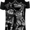 RESTYLE Cat Couple | COLD SHOULDER T-SHIRT -Restyle Sales Shop restyle cat couple cold shoulder t shirt 1 aa76cc13 139f 4e29 a468 954dcbe26548