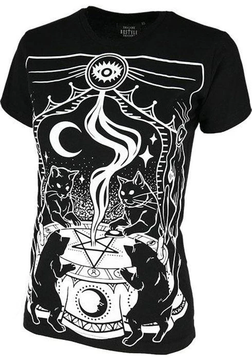 RESTYLE Cat Sabbath | Classic T-SHIRT 4 RESTYLE Cat Sabbath | Classic T-SHIRT - Image 2