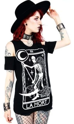 RESTYLE Death Tarot La Mort | T-SHIRT -Restyle Sales Shop restyle death tarot t shirt 3 d64432c3 da0d 4090 95f6 a076edb42bf4 700x700