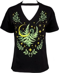 RESTYLE Herbal Fern Leaf | CHOKER T-SHIRT