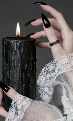 ROGUE AND WOLF Moonrise [Blackened Steel] | RING -Restyle Sales Shop rogue and wolf moonrise blackened steel ring 3 1cac4328 f829 4aa0 95ca 43d70d8f61fa 700x700