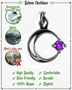 ROGUE AND WOLF Selene [Mirror Steel] | NECKLACE -Restyle Sales Shop rogue and wolf selene mirror steel necklace 8 571c1556 5717 4154 ba94 a0529b32495d 700x700