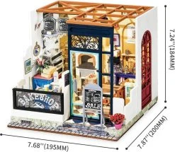 ROLIFE Nancy's Bake Shop | DIY MINIATURE DOLLHOUSE -Restyle Sales Shop rolife nancys bake shop diy miniature dollhouse 5 a27e8414 05b0 4762 92ea 434da412bee8 700x700