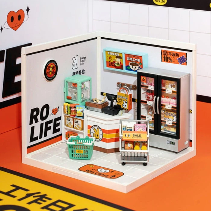 ROLIFE Super Creator Energy Supply Store | DIY MINIATURE HOUSE KIT 3 ROLIFE Super Creator Energy Supply Store | DIY MINIATURE HOUSE KIT