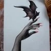 SELIN ALA ART Bat On Hand | ART PRINT -Restyle Sales Shop selin ala art bat on hand art print 2 cdde6109 43e9 4075 8add ff0aa188ebfe 700x700