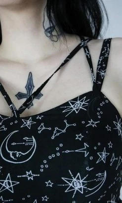 COVEN UNITED Moon Crossover | DRESS -Restyle Sales Shop sheen clothing moon crossover dress 2 6aaae3e6 f159 4480 82ba 12dcdec136cf 700x700