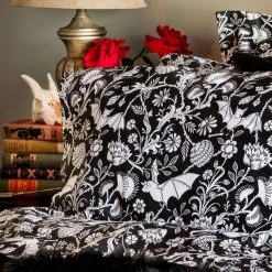 SIN IN LINEN Elysian Fields [Black] | DOUBLE/QUEEN DUVET COVER -Restyle Sales Shop sin in linen elysian fields black duvet cover 3 4bbc9b22 0de0 4960 8ee8 68ed6bae4362 700x700