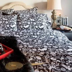 SIN IN LINEN Elysian Fields [Black] | KING DUVET COVER -Restyle Sales Shop sin in linen elysian fields black duvet cover 5 45531997 e4ac 48e8 9e3c 04a532fb5711 700x700