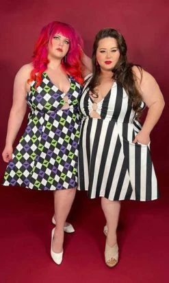 SOURPUSS Bat Argyle Peekaboo | HALTER DRESS* -Restyle Sales Shop sourpuss bat argyle peekaboo halter dress 8 dc07ea74 7e34 46d8 b521 68272a1793d7 700x700