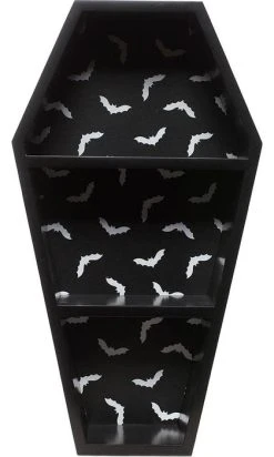 SOURPUSS Bat Print Coffin | SHELF