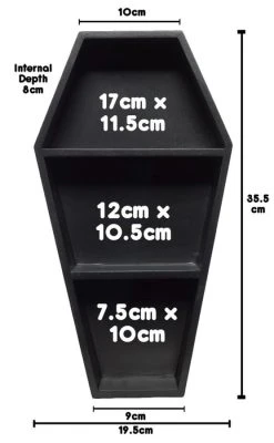 SOURPUSS Bat Print Coffin | SHELF 9 SOURPUSS Bat Print Coffin | SHELF -Restyle Sales Shop sourpuss coffin shelf diagram 700x700