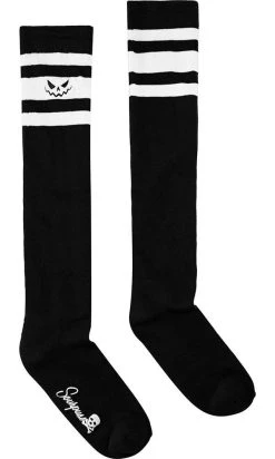 SOURPUSS Pumpkin [Black/White] | ATHLETIC SOCKS