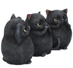 NEMESIS NOW Three Wise Fat Cats | FIGURINE SET