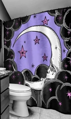 TOO FAST APPAREL La Luna | SHOWER CURTAIN