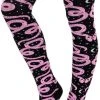 TOO FAST APPAREL Mystical Pink Snake | THIGH HIGH SOCKS