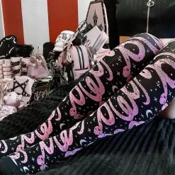 TOO FAST APPAREL Mystical Pink Snake | THIGH HIGH SOCKS -Restyle Sales Shop too fast apparel mystical pink snake thigh high socks 5 3404295f 0d66 4bcc a61e efe54b74dba7 700x700