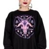 TOO FAST APPAREL Pastel Baphomet Goat | SWEATSHIRT