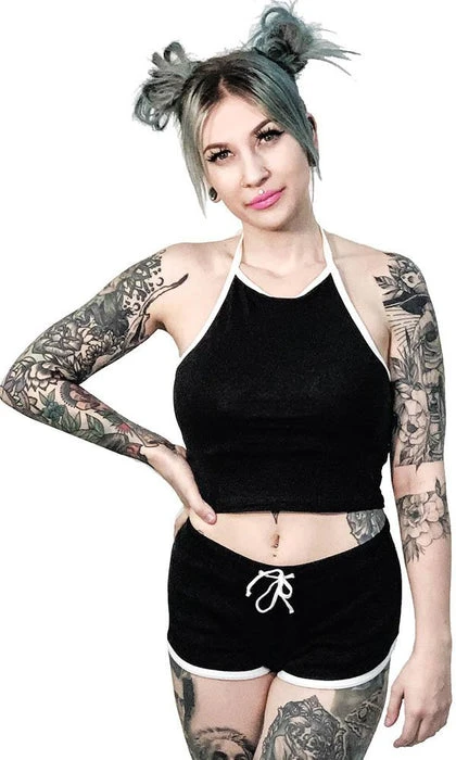 TOO FAST APPAREL Pumpkin Face | BOOTY SHORTS 4 TOO FAST APPAREL Pumpkin Face | BOOTY SHORTS - Image 2