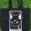 TOO FAST APPAREL The Witch Tarot Card | TOTE BAG