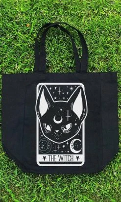 TOO FAST APPAREL The Witch Tarot Card | TOTE BAG