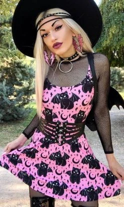 TOO FAST APPAREL Vampurr The Vampire Cat | SKATER DRESS