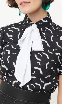 UNIQUE VINTAGE Bats [Black/White] Power Play | TOP -Restyle Sales Shop unique vintage bats black white power play top 2 578b7ab1 af81 414f 8ffb 6f9b47102931 700x700