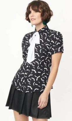 UNIQUE VINTAGE Bats [Black/White] Power Play | TOP -Restyle Sales Shop unique vintage bats black white power play top 3 b76ade66 411a 45fc 8904 1473ac195a53 700x700