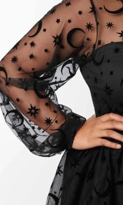 UNIQUE VINTAGE Moon & Stars | FLARE DRESS` -Restyle Sales Shop unique vintage moon stars flare dress 7 66fdcb94 afd9 45d4 98ce b23154a0e1d4 700x700