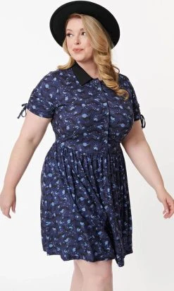 UNIQUE VINTAGE Bats [Purple/Black] | BRADY DRESS** -Restyle Sales Shop unique vintage purple black bats print brady flare dress 10 e2d799b1 73a1 4dad 8f10 b108e5dc480a 700x700