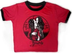 VERA'S EYECANDY Dracula KISS | RINGER T-SHIRT